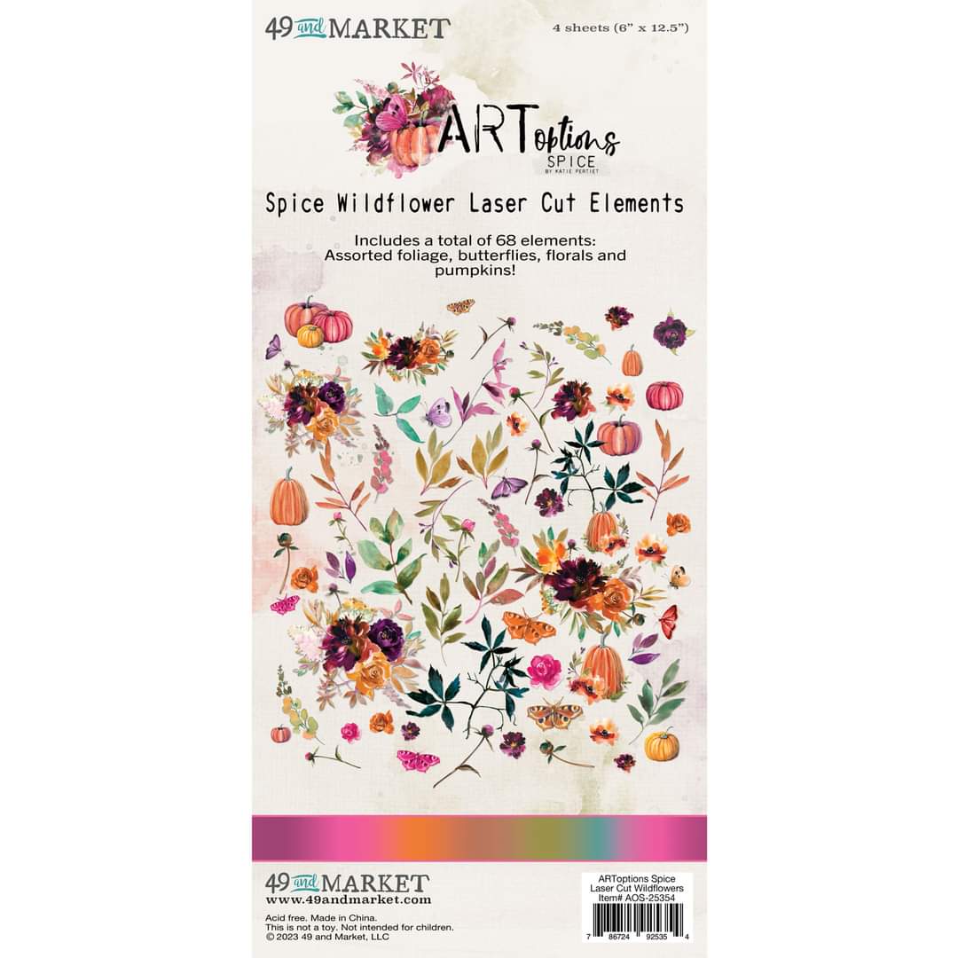ARToptions Spice laser cut wildflowers