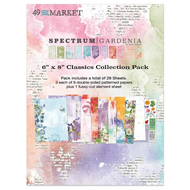 49 and Market - Spectrum Gardenia Collection - 6 x 8 Classics Collection Pack