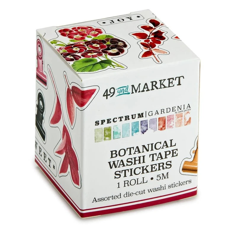 49 and Market - Spectrum Gardenia Collection - Washi Tape - Stickers - Botanical