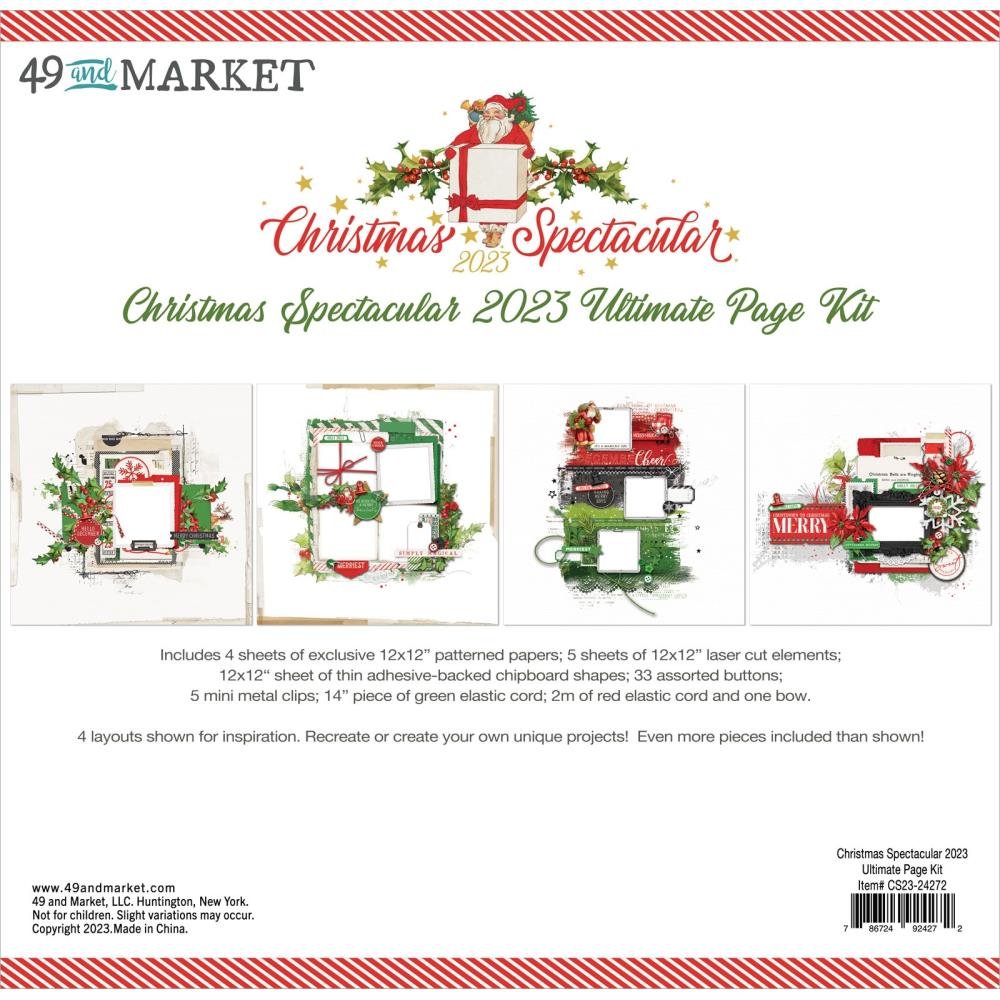 *PRE-ORDER* 49 & MARKET CHRISTMAS SPECTACULAR ULTIMATE PAGE KIT