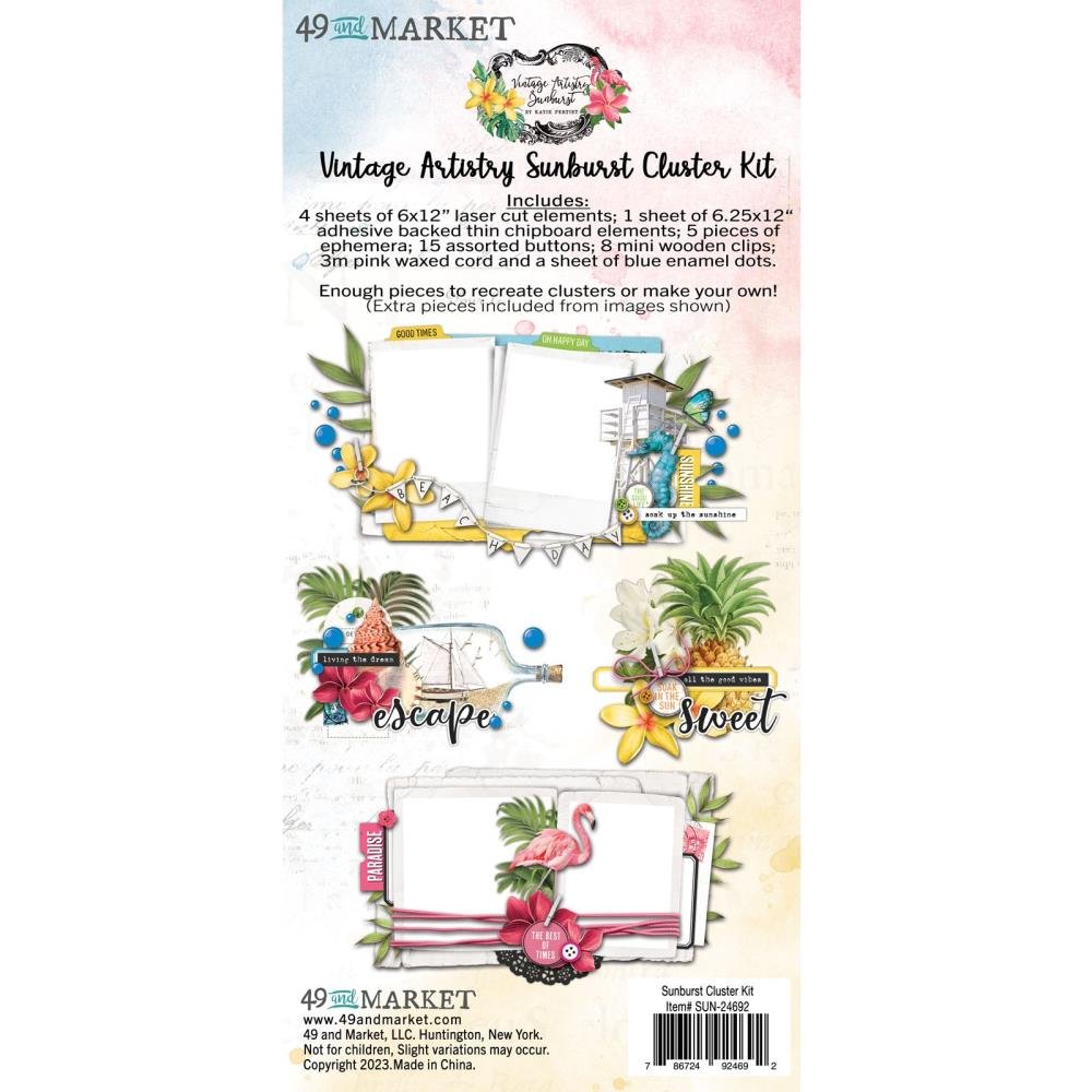 *PRE-ORDER* 49 & MARKET VINTAGE ARTISTRY SUNBURST CLUSTER KIT
