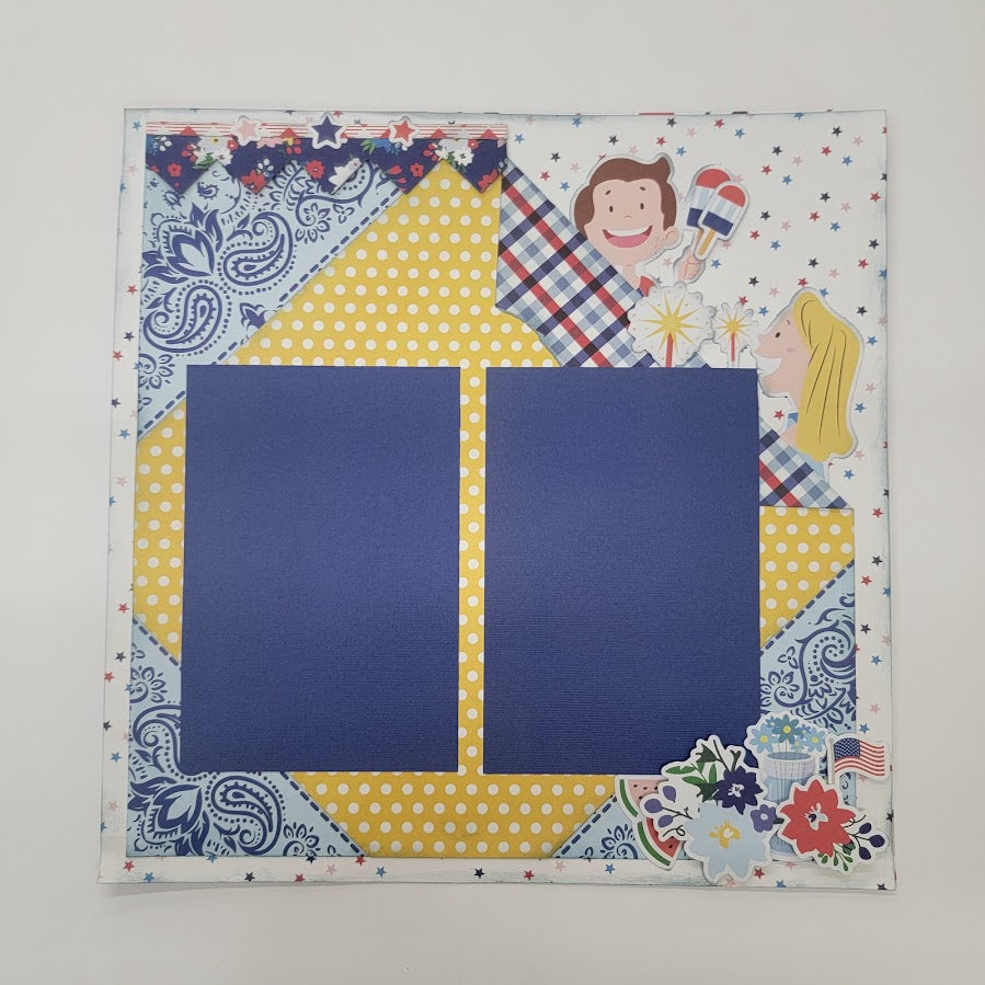 Home Town (red, white, and blue) 4 Page Kit