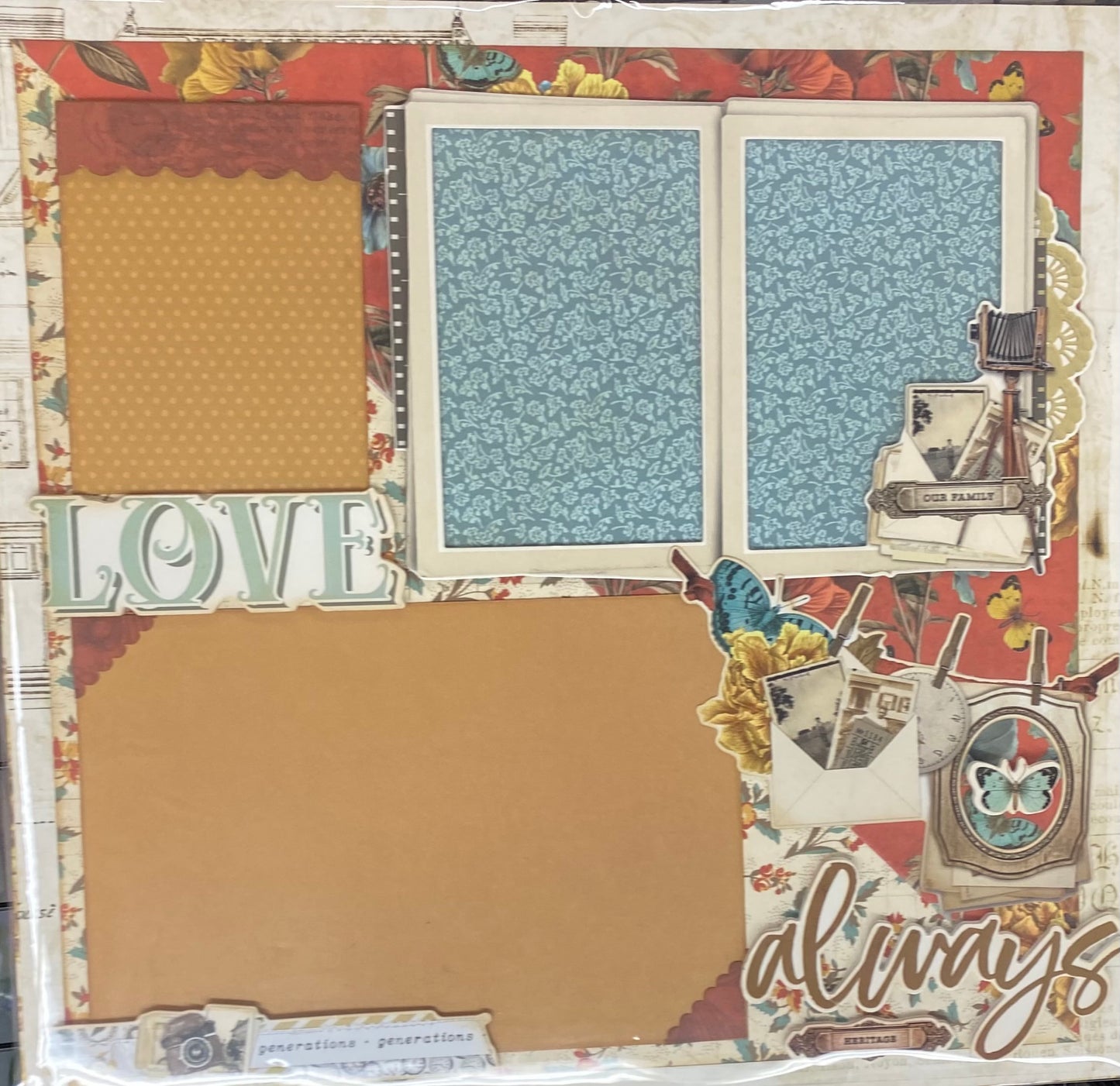 Vintage Ancestry 4 Page Kit