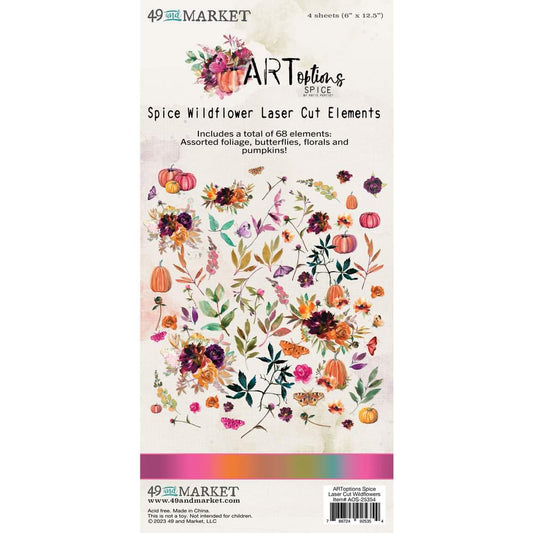 ARToptions Spice laser cut wildflowers