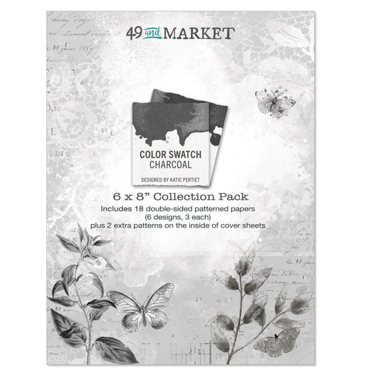49 & Market Color Swatch Charcoal 6 X 8 Collection Pack
