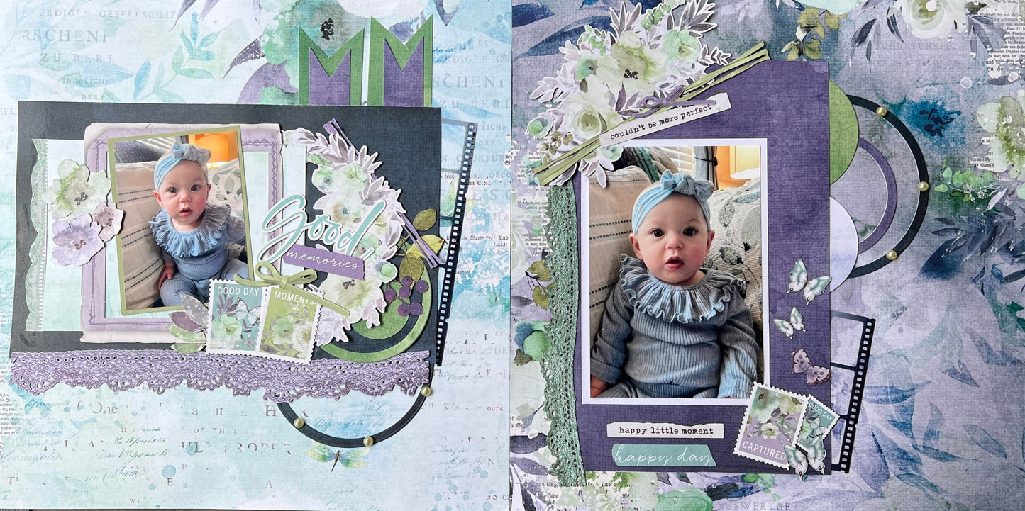 Happy little moments 4 page kit