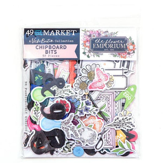 Vicki Boutin's Flower Emporium Chipboard Bits