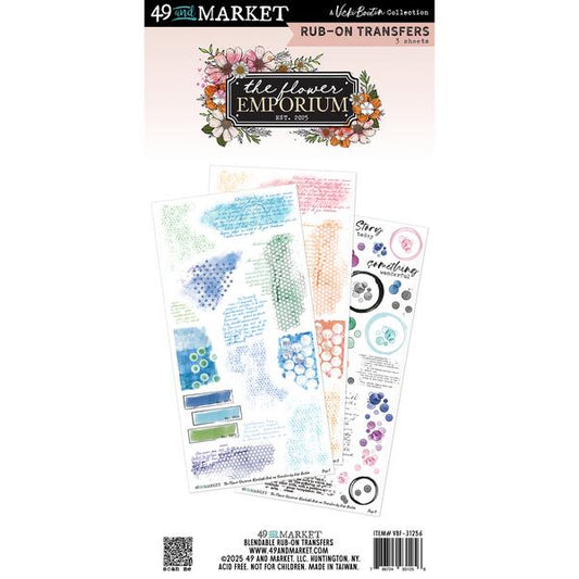 Vicki Boutin's rub-on transfers
