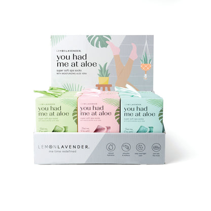 Lemon Lavender Aloe Socks