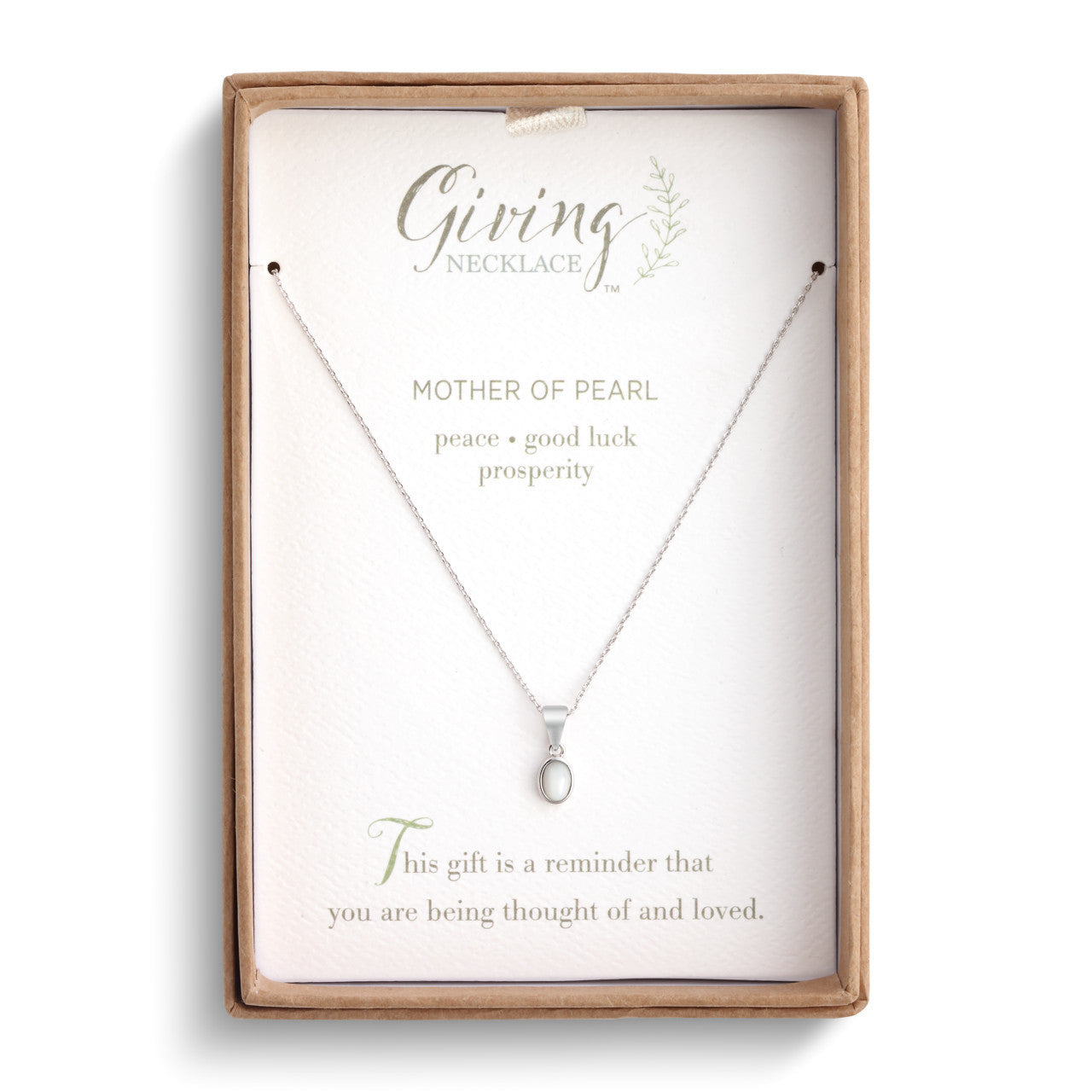 The Giving Necklace - Mother Of Pearl